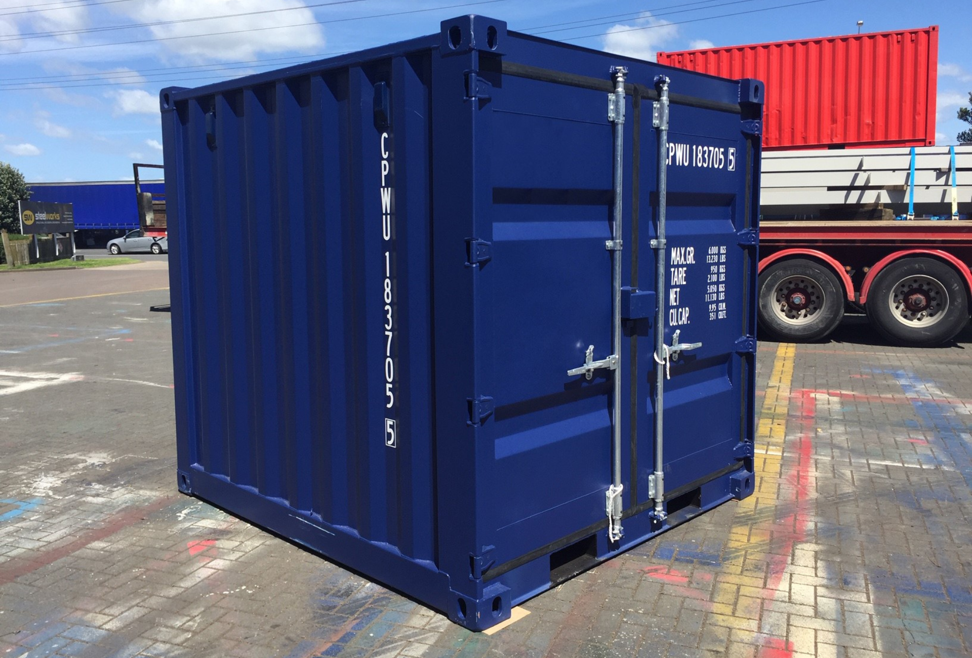Container 8 Pieds DRY dimensions caracteristiques