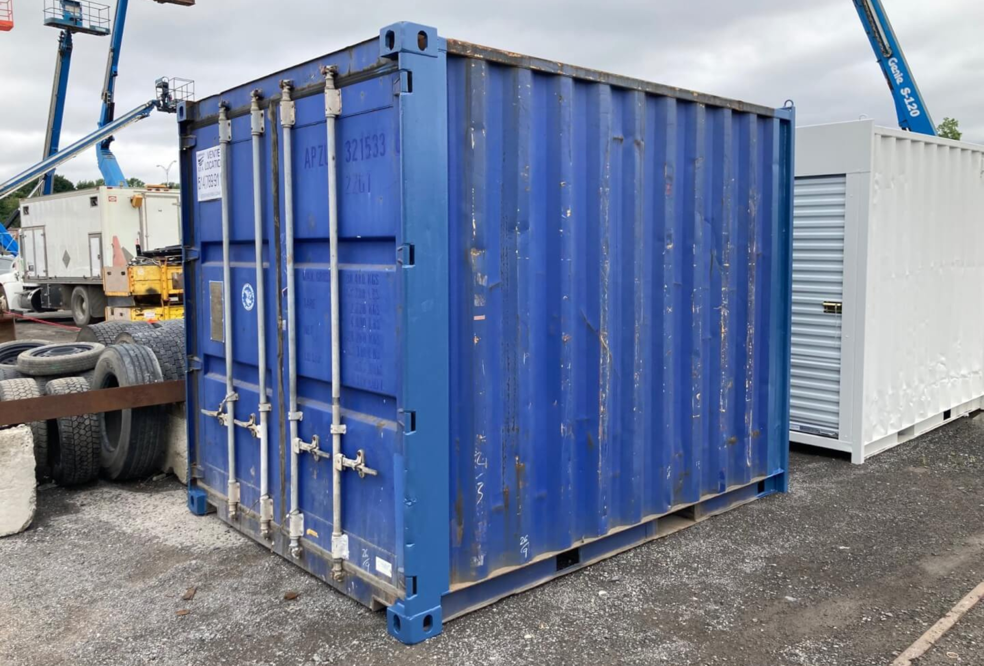 Container 10 pieds stockage compact