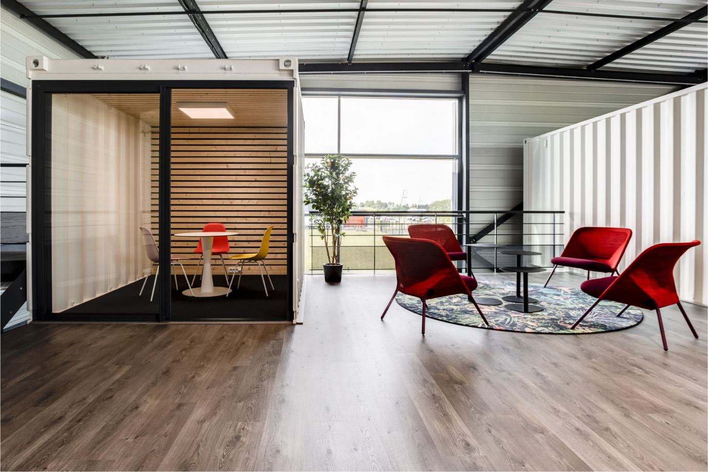 Container restaurant livraison installation