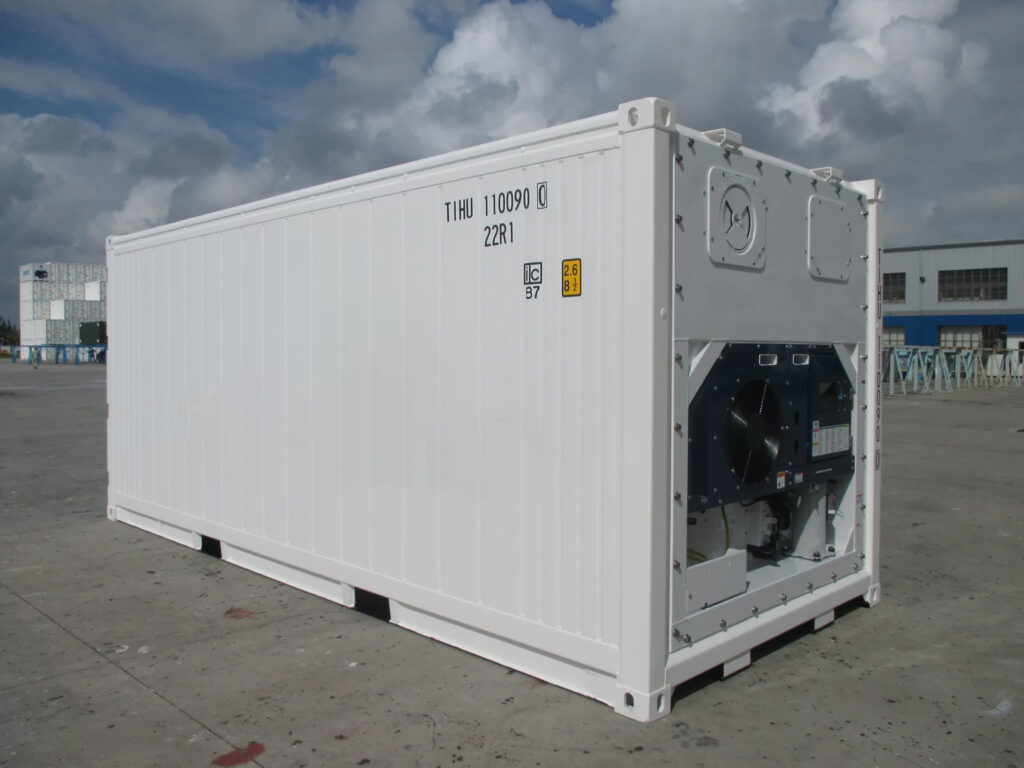 Container Reefer 20 Pieds dimensions caracteristiques