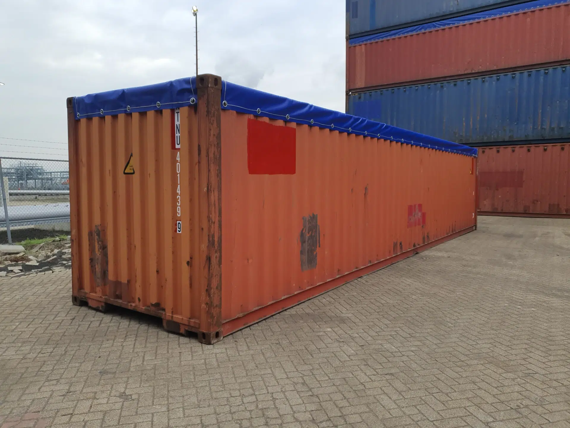 Container Open Top 40 Pieds dimensions caracteristiques