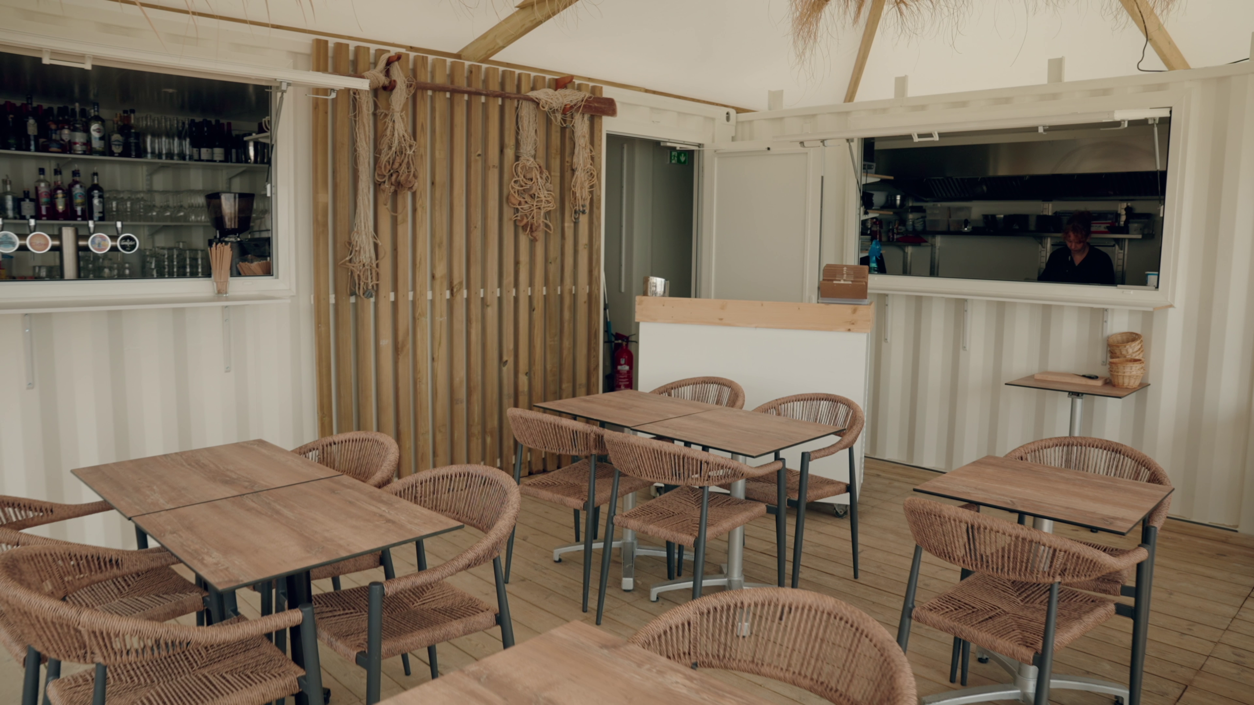 Container snack burger cle en main